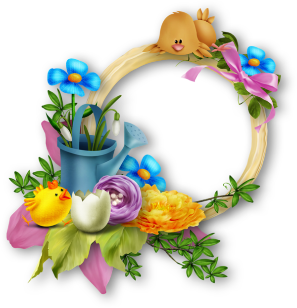 Transparent Floral Design Flower Easter Cut Flowers for Easter