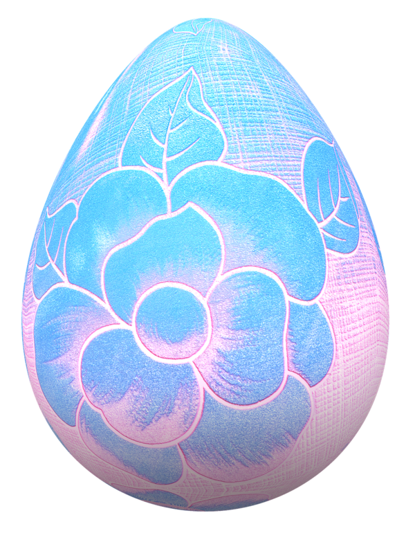 Transparent Easter Egg Easter Egg Blue Circle for Easter