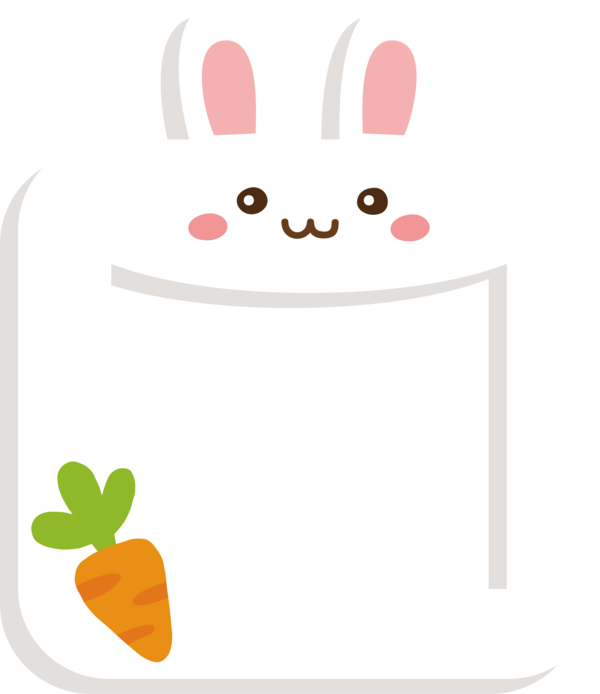Transparent Rabbit European Rabbit Picture Frame Flower Food for Easter
