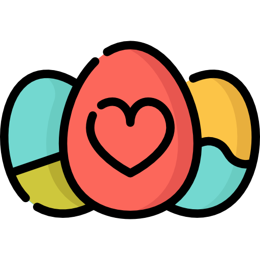 Transparent Easter Easter Egg Smiley Emoticon Heart for Easter