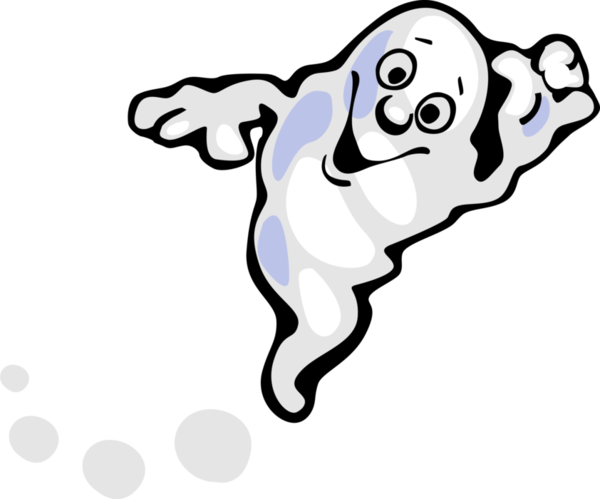 Transparent Halloween ghost for Halloween