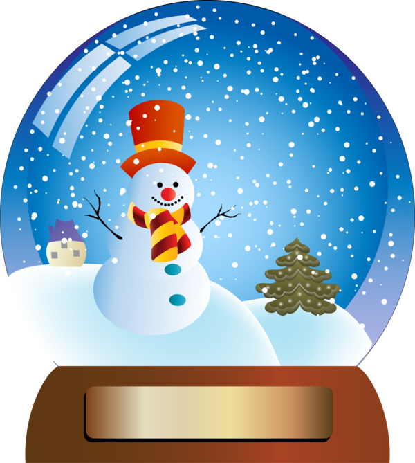Transparent Santa Claus Christmas Christmas Tree Snowman Christmas Ornament for Christmas