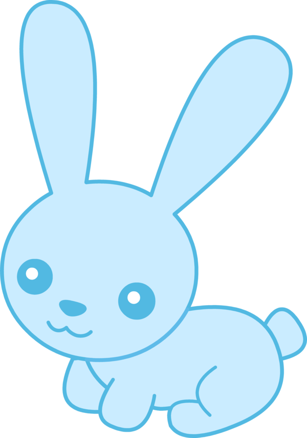 Transparent Easter Bunny Rabbit Drawing Line Art Area for Easter