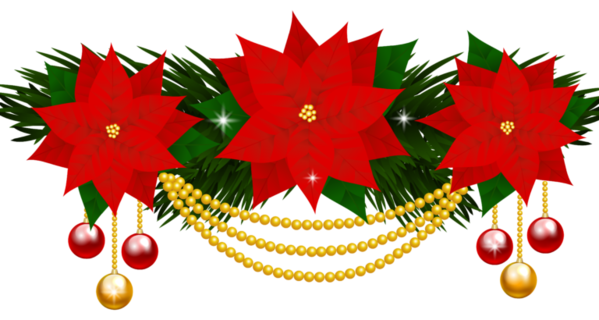 Transparent Poinsettia Clip Art Christmas Flower Christmas Ornament Christmas Decoration for Christmas