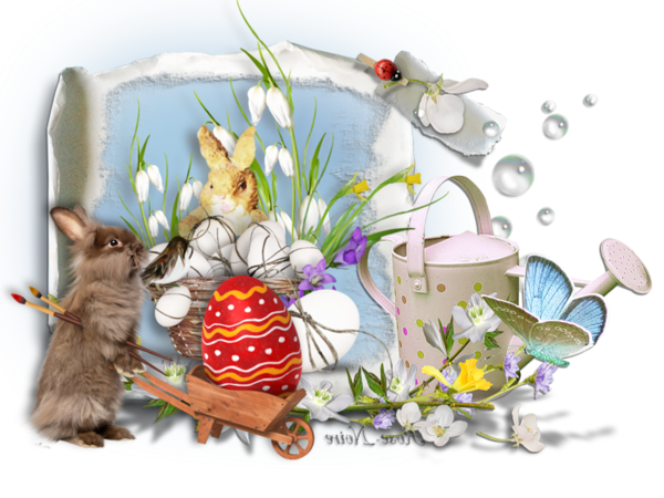 Transparent Picture Frames Molding Idea Flower Easter for Easter