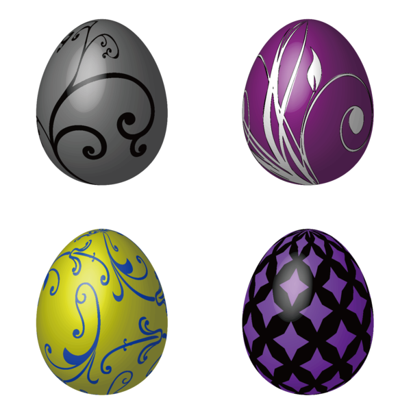Transparent Egg Decorating Egg Easter Ball Purple for Easter