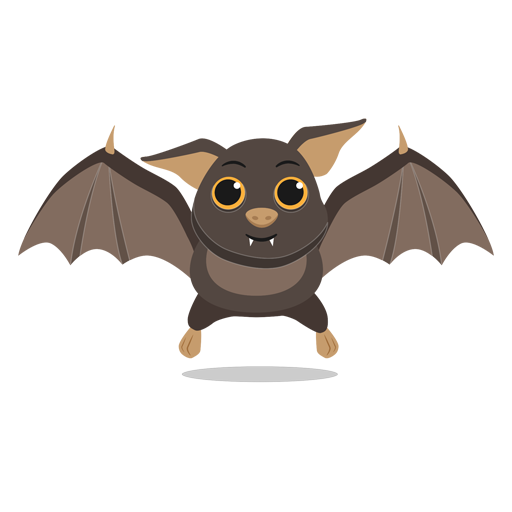 Transparent Halloween Jackolantern Pixel Bat Wing for Halloween