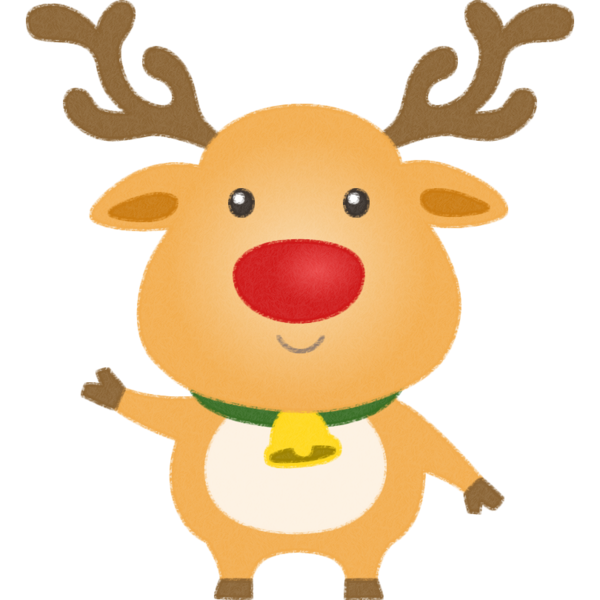 Transparent Santa Claus Reindeer Christmas Day Deer for Christmas