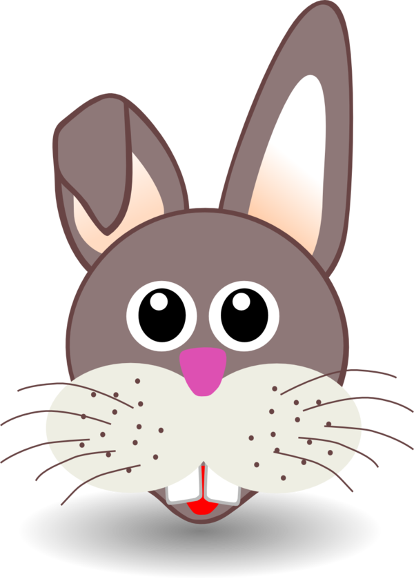Transparent Easter Bunny Hare Rabbit Snout for Easter