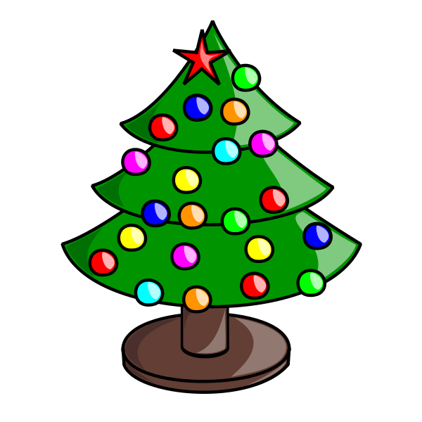 Transparent Christmas Tree Christmas Animation Fir Pine Family for Christmas