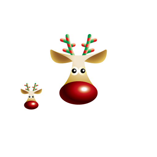 Transparent Santa Claus Reindeer Glowinthedark Christmas Christmas Ornament Deer for Christmas