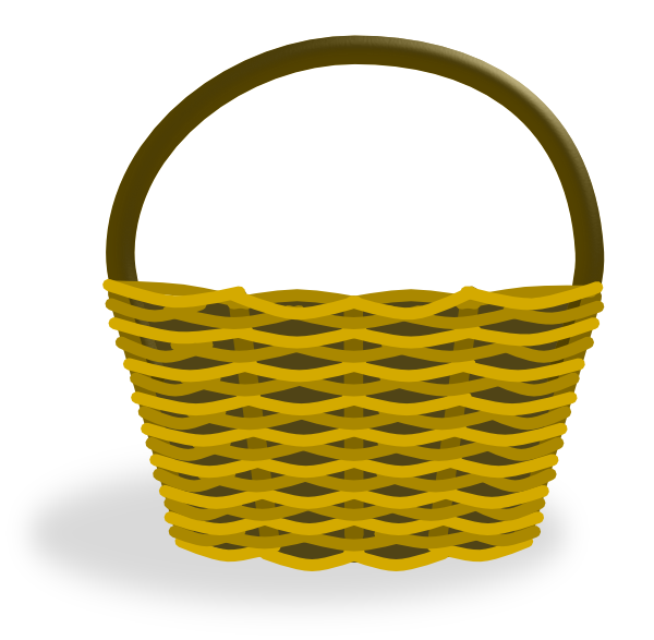 Transparent Vegetable Basket Fruit Yellow Storage Basket for Thanksgiving