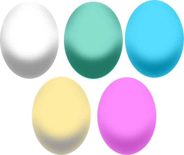 Transparent Egg Easter Egg Color Sphere for Easter