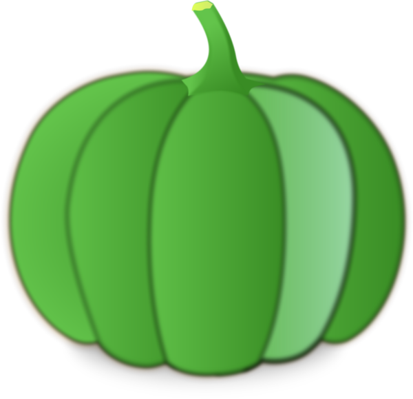 Transparent Cucurbita Pumpkin Jackolantern Plant Leaf for Halloween