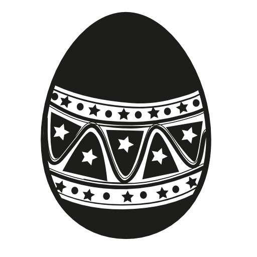Transparent Easter Egg Easter Egg Symbol Black And White for Easter