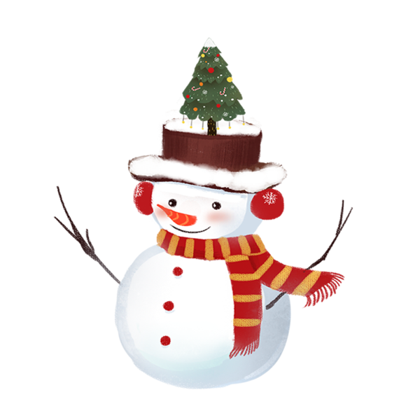 Transparent Snowman Christmas Santa Claus Christmas Ornament for Christmas