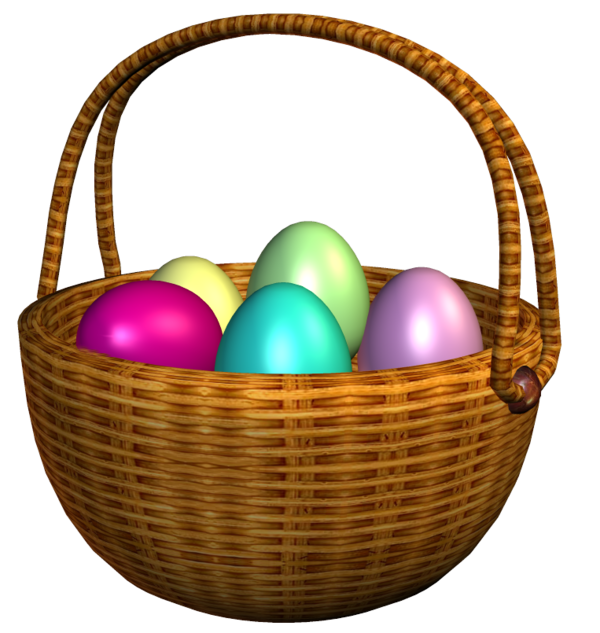 Transparent Basket Portable Application Easter Egg for Easter