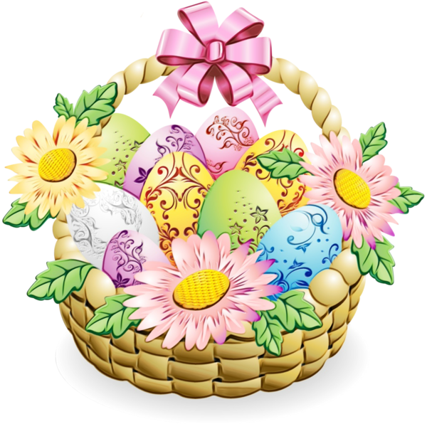 Transparent Easter Flower Easter Basket Gift Basket for Easter