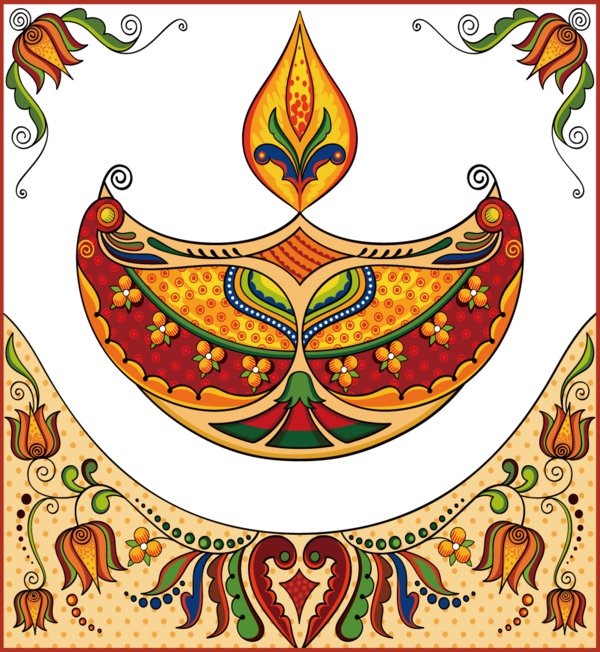 Transparent Poster Diya Diwali Visual Arts for Diwali