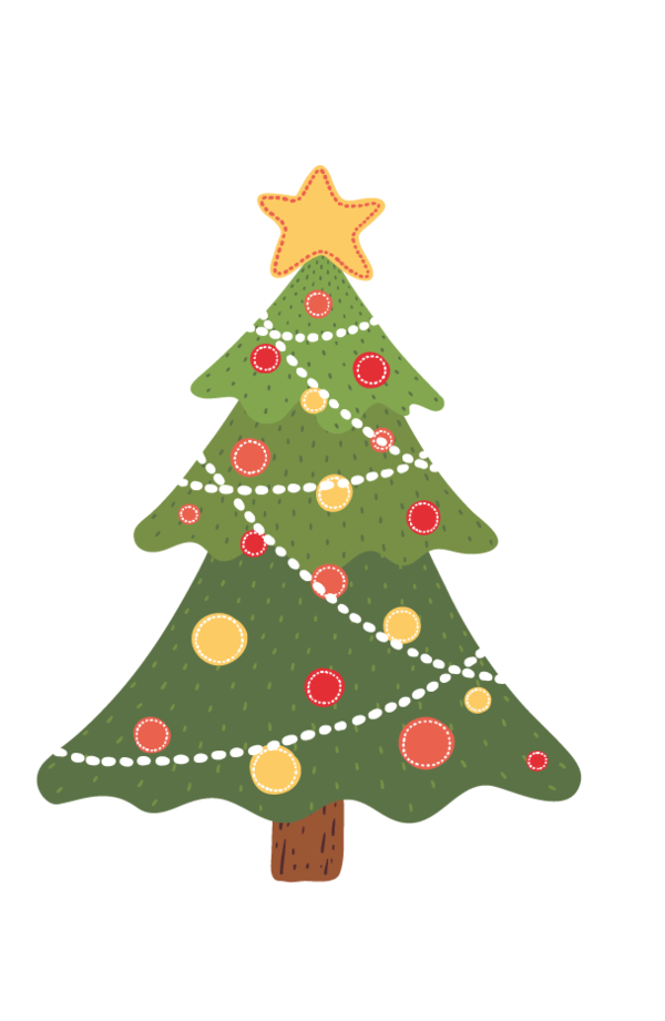 Transparent Santa Claus Drawing Trees Christmas Tree Fir Decor for Christmas