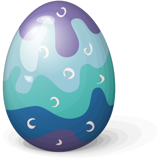 Transparent Easter Egg Red Easter Egg Easter Turquoise Aqua for Easter