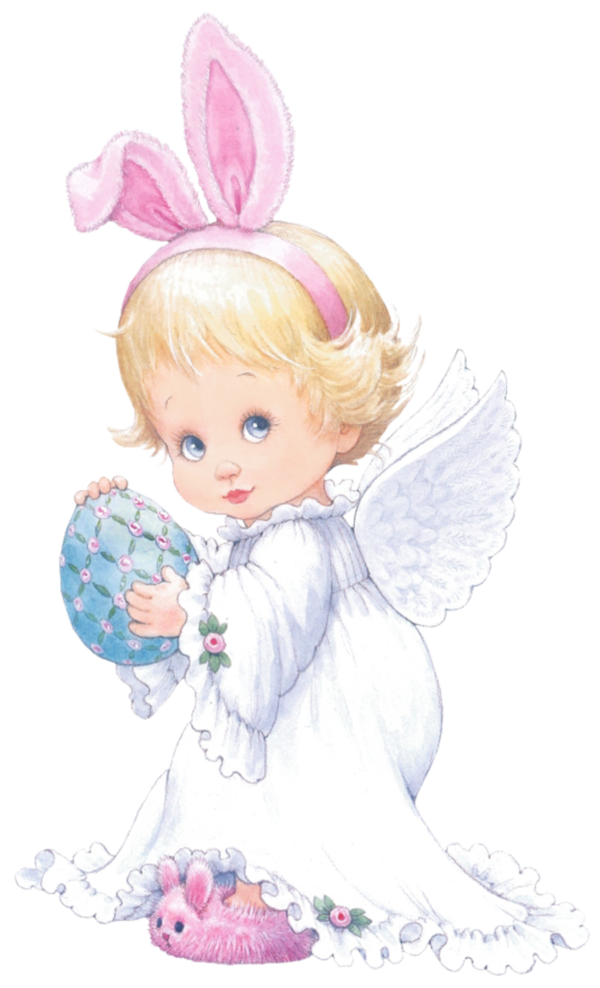 Transparent Angel Cherub Infant Doll for Easter