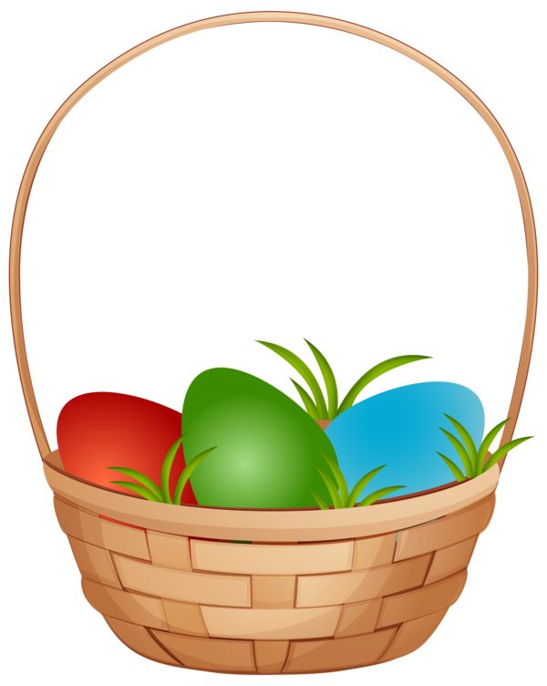 Transparent Easter Basket Easter Easter Egg Plant Flower for Easter