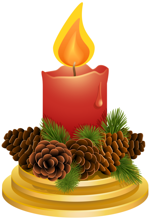 Transparent Birthday Cake Christmas Candle Food Cake for Diwali