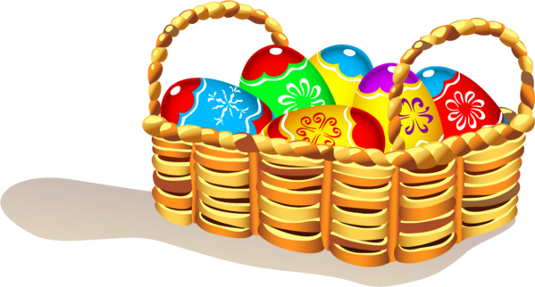 Transparent Easter Bunny Basket Easter Basket Food Cuisine for Easter