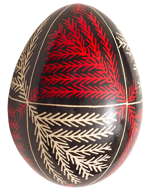 Transparent Pysanka Easter Easter Egg Sphere Circle for Easter