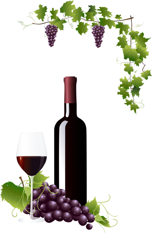 Transparent Grape Wine Glass Wine Glass Bottle Bottle for Thanksgiving