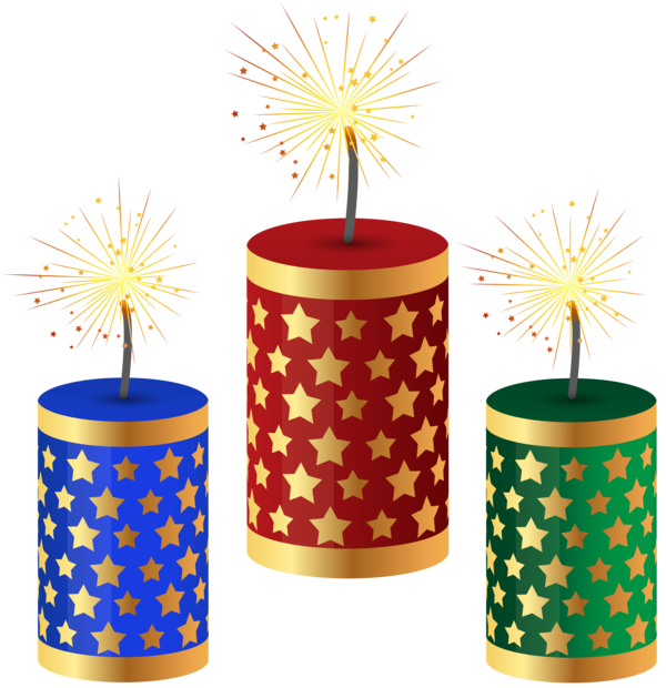 Transparent Fireworks Silhouette Sparkler Lampshade Pattern for Diwali