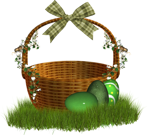 Transparent Easter Bunny Easter Basket Gift Basket Picnic Basket for Easter