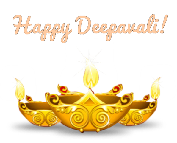 Transparent Diwali Krishna Diya Yellow for Diwali