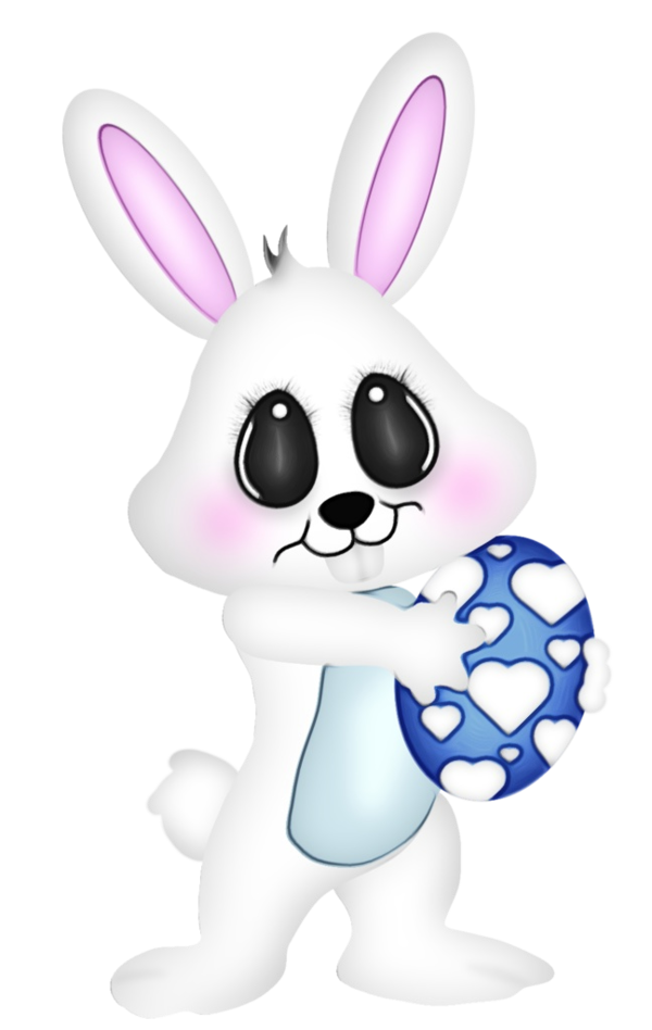 Transparent Hare Easter Bunny Easter Cartoon Rabbit for Easter