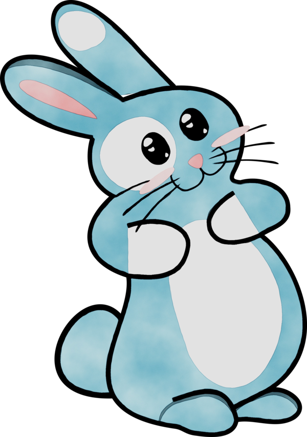 Transparent Hare Easter Bunny Rabbit Cartoon for Easter