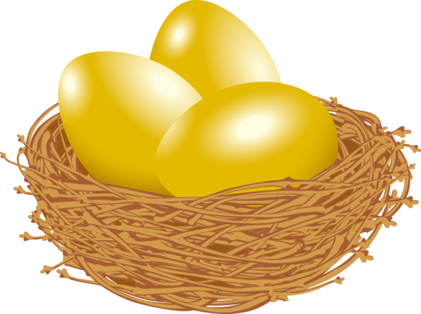 Transparent Bird Chicken Nest Easter Egg Egg for Easter