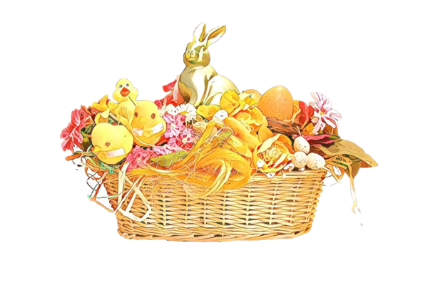 Transparent Easter Bunny Easter Rabbit Gift Basket Basket for Easter