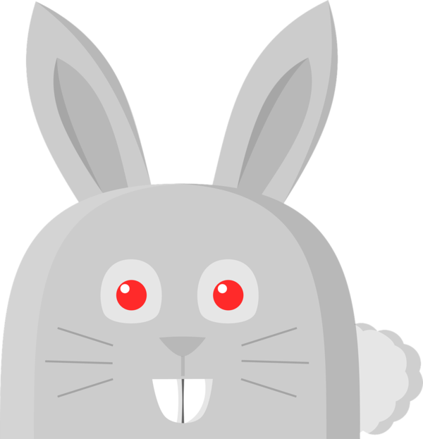 Transparent Easter Bunny European Rabbit Rabbit Nose for Easter