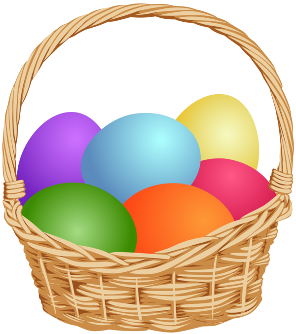 Transparent Basket Easter Basket Fruit Easter Egg for Easter