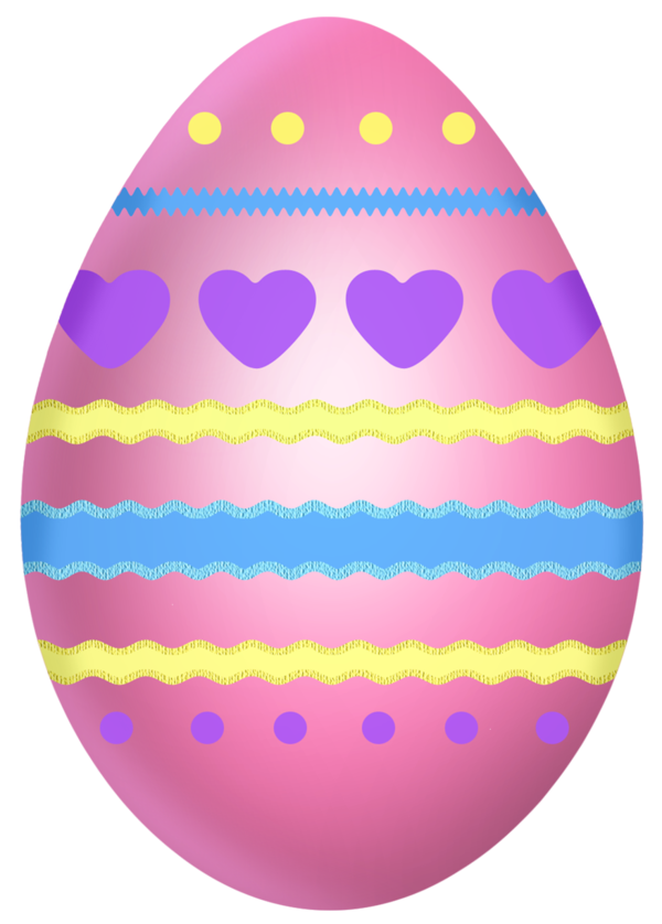 Transparent Easter Bunny Red Easter Egg Easter Purple Pattern for Easter