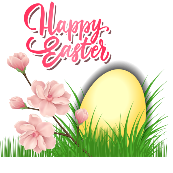 Transparent Easter Bunny Easter Easter Egg Pink Greeting Card for Easter