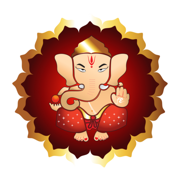 Transparent Ganesha Diwali Ganesh Chaturthi Cartoon Animation for Diwali
