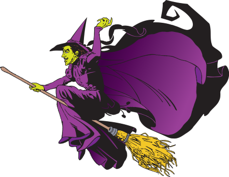 Transparent Wicked Witch Of The East Wicked Witch Of The West Wizard Purple Violet for Halloween