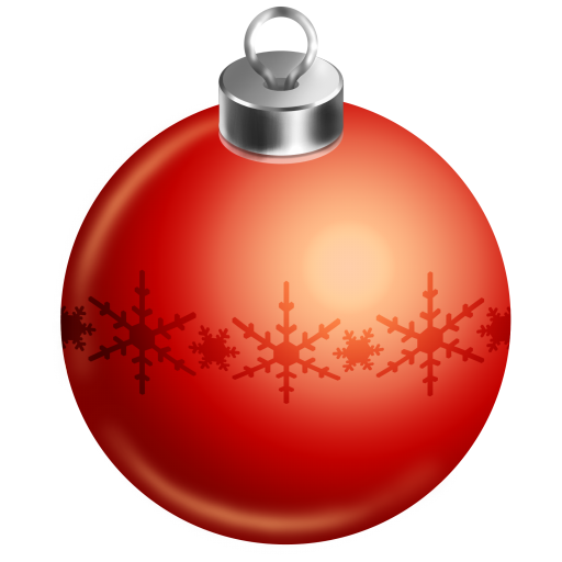 Transparent Christmas Red Ball Christmas Santa Claus Orange Christmas Ornament for Christmas