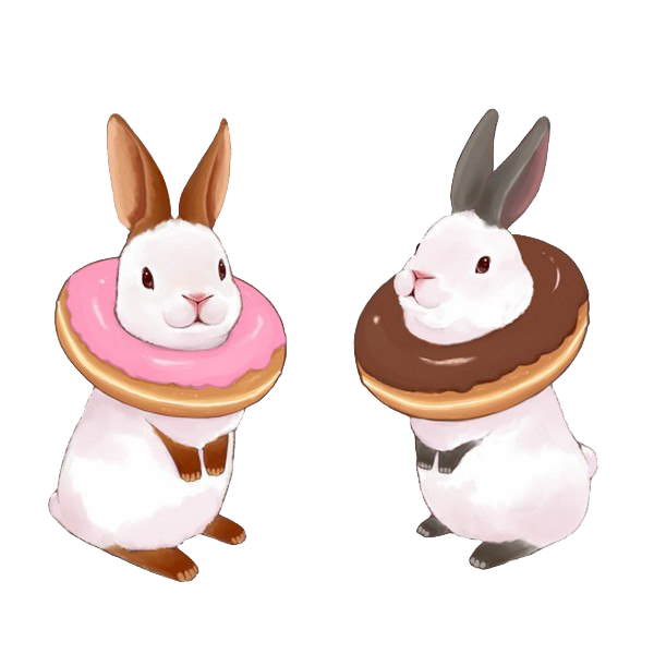 Transparent Rabbit Angora Rabbit Rex Rabbit Easter Bunny for Easter