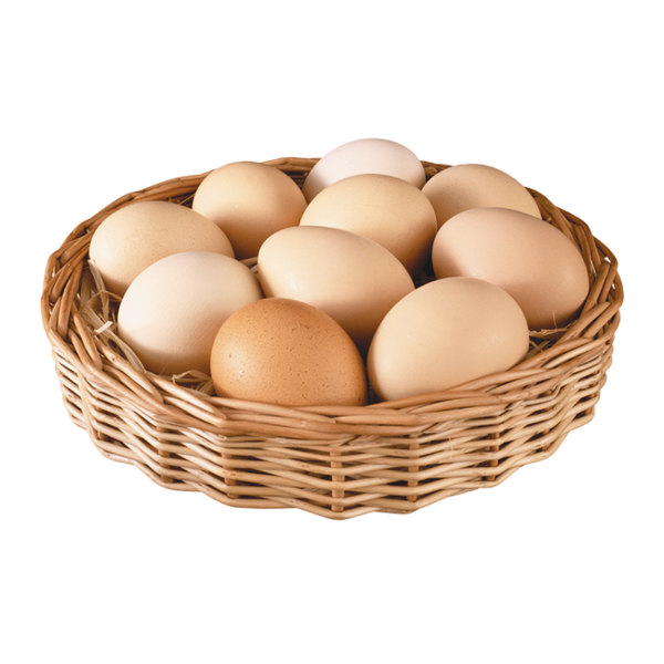 Transparent Fried Egg Chicken Egg Basket Wicker for Easter