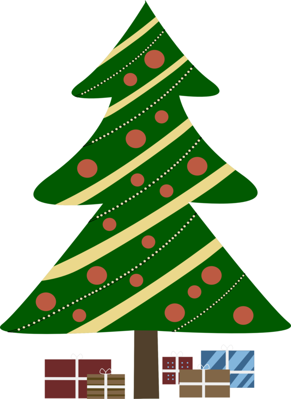 Transparent Christmas Christmas Tree Gift Fir Pine Family for Christmas