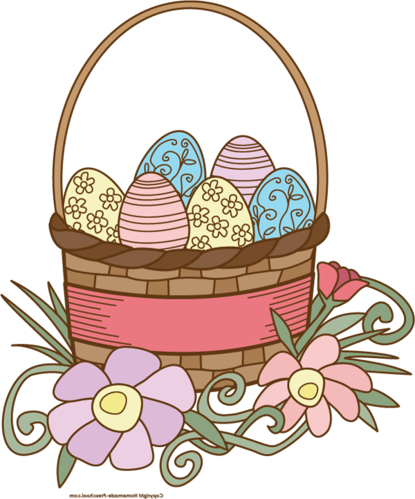 Transparent Easter Basket Easter Basket Flower Food for Easter