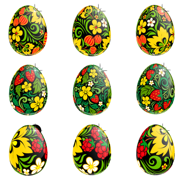 Transparent Easter Easter Egg Ornament Food Sphere for Easter